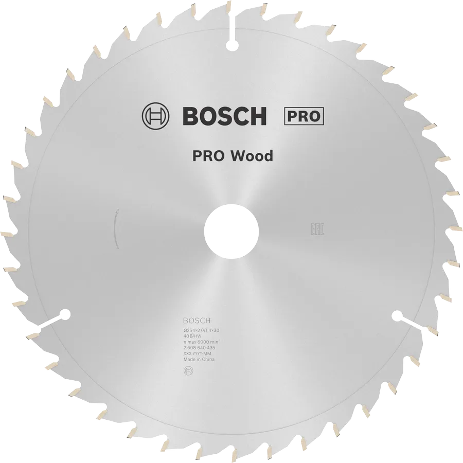 BOSCH Pro Wood 254 mm 40 Diş Ahşap Daire Testere Bıçağı