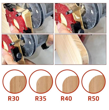 Rox Wood 0282 Alüminyum 4 Açılı Köşe Yönlendirici Freze Şablonu