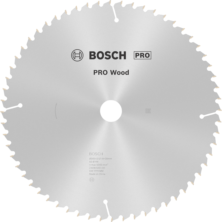 BOSCH Pro Wood 305 mm 60 Diş Ahşap Daire Testere Bıçağı