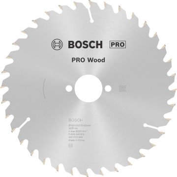 BOSCH Pro Wood 190x30 mm 36 Diş Ahşap Daire Testere Bıçağı