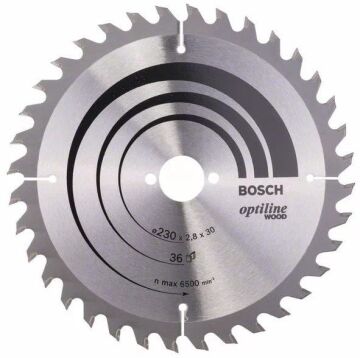 BOSCH Optiline Wood 230 mm 36 Diş Ahşap Daire Testere Bıçağı