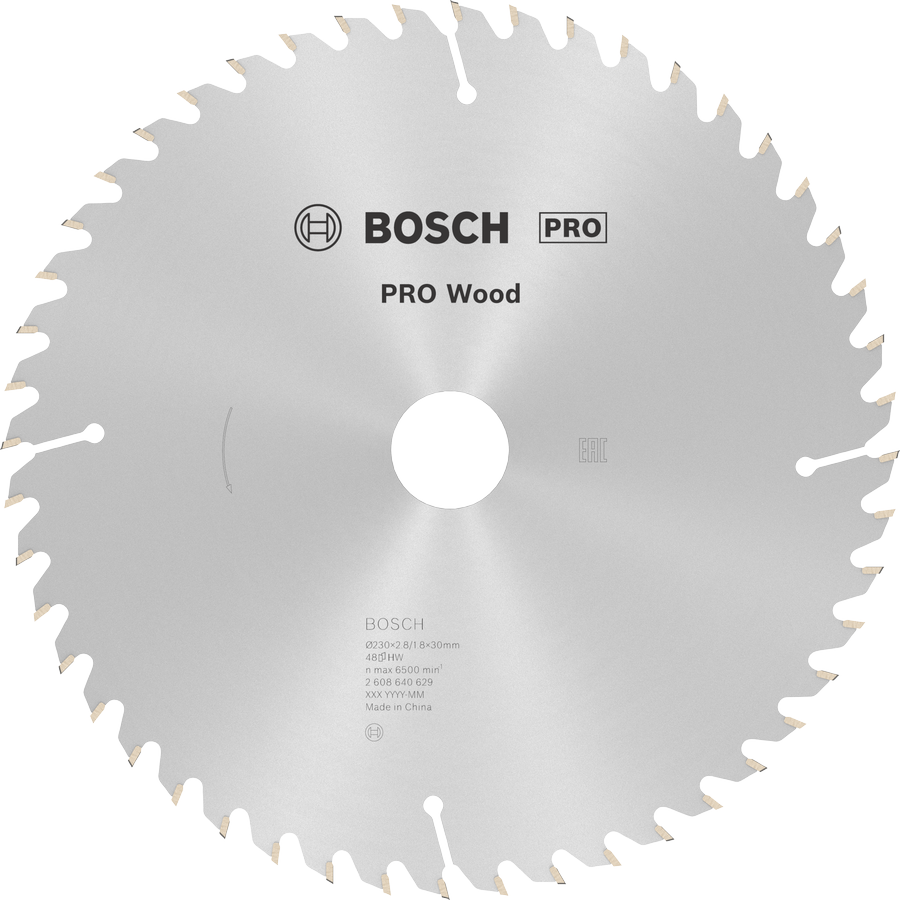 BOSCH Pro Wood 230 mm 48 Diş Ahşap Daire Testere Bıçağı
