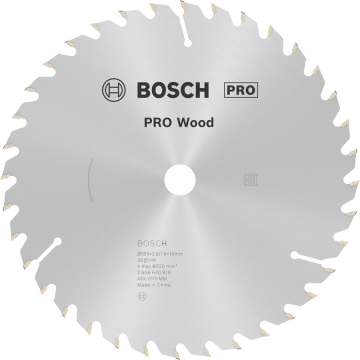 BOSCH Pro Wood 184 mm 36 Diş Ahşap Daire Testere Bıçağı