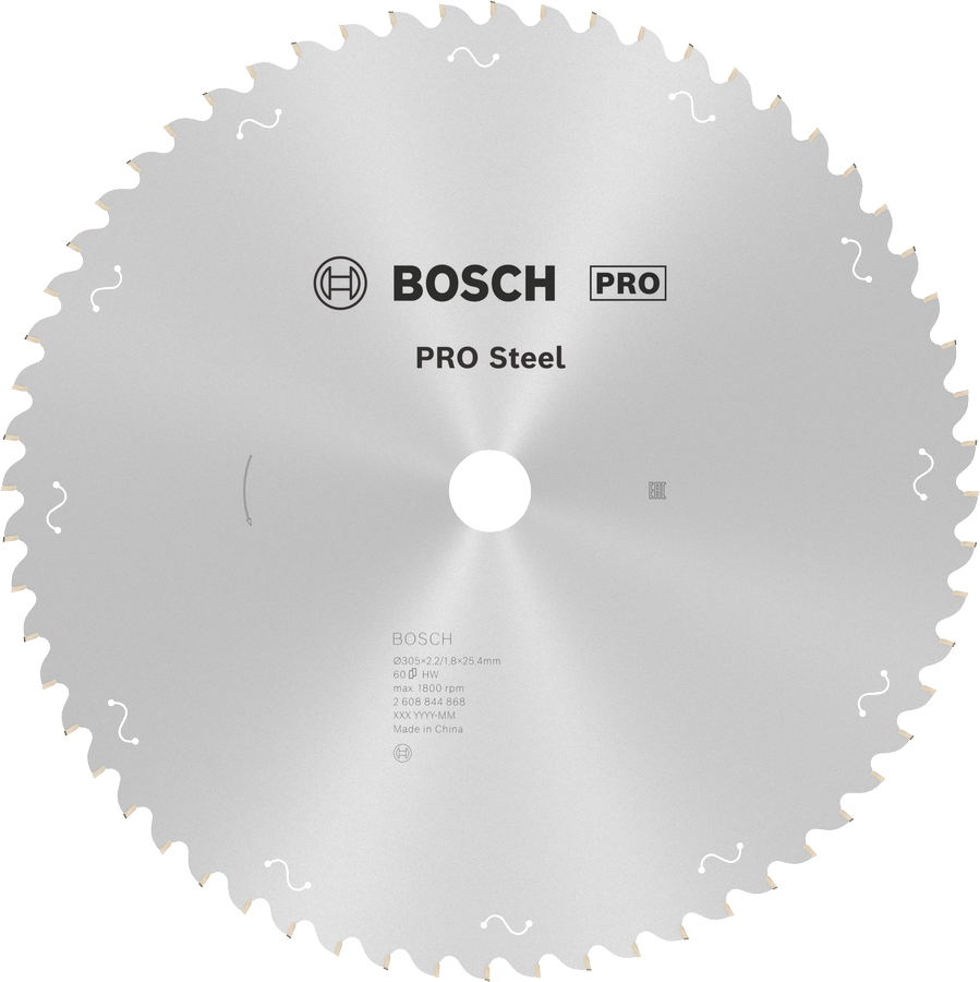 BOSCH PRO Steel 305X2.2x25.4 mm 60 Diş Elmas Uçlu Metal Kesme Testeresi