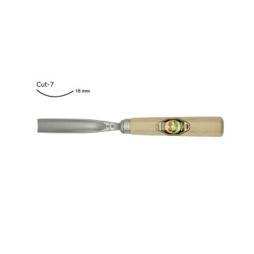 Kirschen Düz Oluklu Ağız Oyma Iskarpelası Cut7 - 18mm
