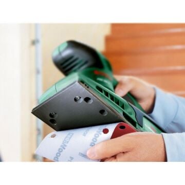 BOSCH 115x230 mm Dört Köşe Cırtlı ve Delikli Zımpara (Kum Seçiniz)