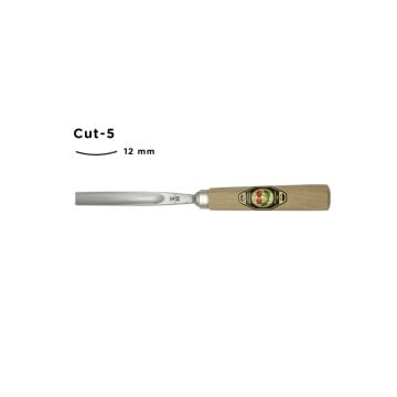 Kirschen Düz Oluklu Ağız Oyma Iskarpelası Cut5 - 12mm