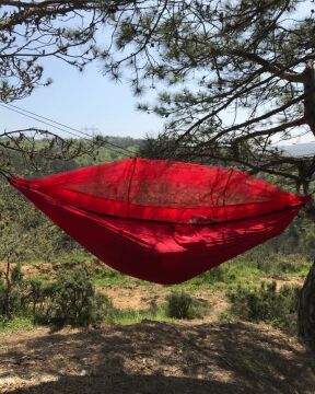 NURGAZ Yeşil Cibinlikli Hamak (NG CHMK)