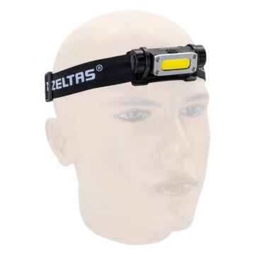 İzeltaş COB LED Şarjlı Alüminyum Gövde Kafa Feneri 450 lm