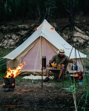 NURGAZ Campout 4 Metre Kanvas Çadır (NG CBKC-4)