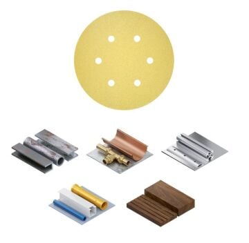 BOSCH C450 150 mm 6 Delik Cırtlı Yuvarlak Zımpara (Kum Seçiniz)