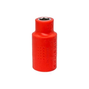 İzeltaş 13000005148 1000V İzoleli 6 Köşe 1/2'' Lokma Anahtar 10 mm