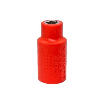 İzeltaş 13000005148 1000V İzoleli 6 Köşe 1/2'' Lokma Anahtar 10 mm