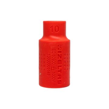 İzeltaş 13000005148 1000V İzoleli 6 Köşe 1/2'' Lokma Anahtar 10 mm