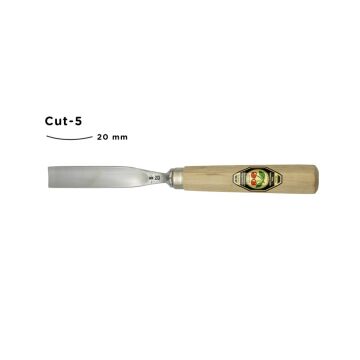 Kirschen Düz Oluklu Ağız Oyma Iskarpelası Cut5 - 20mm