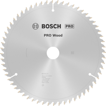 BOSCH Pro Wood 254 mm 60 Diş Ahşap Daire Testere Bıçağı