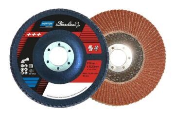 NORTON Starline 115 mm Flap Disk Zımpara Kırmızı Al.Ox (Kum Seçiniz)