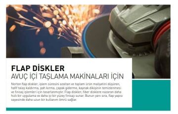 NORTON Starline 115 mm Flap Disk Zımpara Kırmızı Al.Ox (Kum Seçiniz)