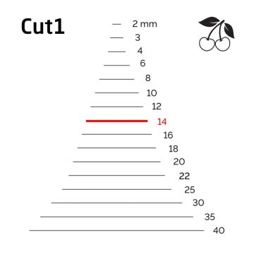 Kirschen 3101014 Düz Ağız Oyma Iskarpela Cut1 - 14mm