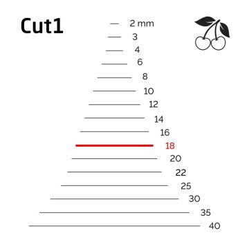 Kirschen 3101018 Düz Ağız Oyma Iskarpela Cut1 - 18mm