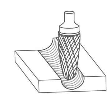 NEXON F Tipi 4 mm Oval Elmas - Karbür Kalıpçı Freze Ucu (Dremel Uyumlu)