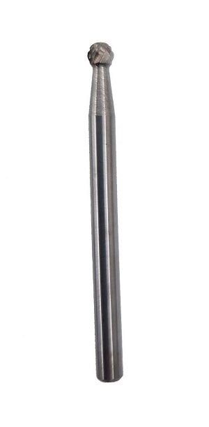 NEXON D Tipi 3 mm Top Başlı Elmas - Karbür Kalıpçı Freze Ucu (Dremel Uyumlu)