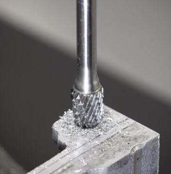 NEXON F12 150 mm Boy Kavisli Elmas - Karbür Uzun Kalıpçı Parmak Freze Ucu