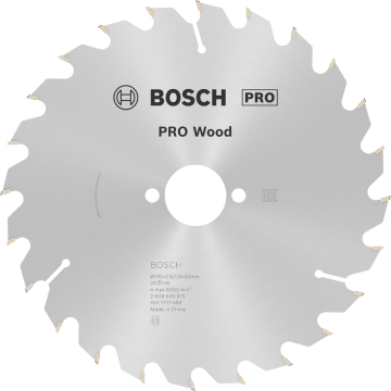BOSCH Pro Wood 190x30 mm 24 Diş Ahşap Daire Testere Bıçağı