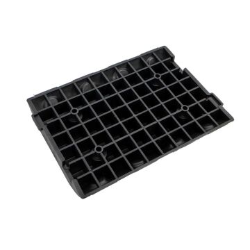 Reflektif Mercekli Hız Kesici Yol Kasisi 35x25x5 cm - Siyah