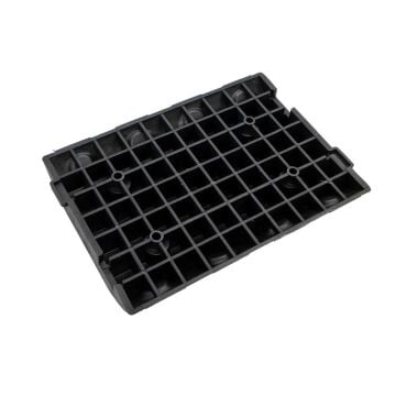 Yüksek Etkili Plastik Hız Kesici Yol Kasisi 35x25x5 cm - Siyah