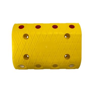 Yüksek Etkili Plastik Hız Kesici Yol Kasisi 35x25x5 cm - Sarı