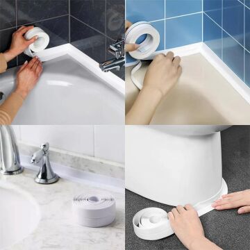 6297 Su Sızdırmaz Lavabo Küvet Tezgah Kenar İzolasyon Bandı