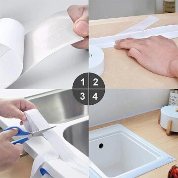 6297 Su Sızdırmaz Lavabo Küvet Tezgah Kenar İzolasyon Bandı