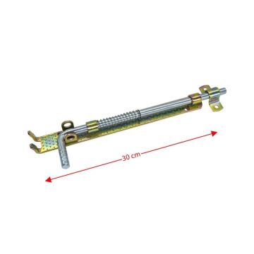 YFS300 Yaylı Ferforje Demir Kapı Sürgüsü 30 cm
