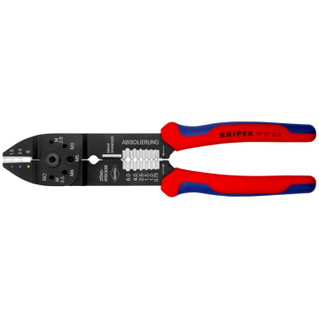 KNIPEX Pabuç Sıkma ve Kablo Sıyırma Pensesi (9721215)