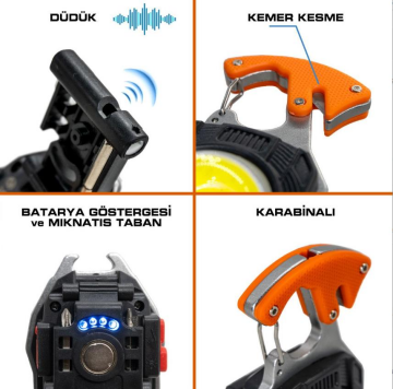 Rox Outdoor Şarjlı 500 LMS Led Fener