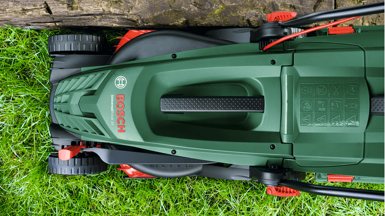 BOSCH Universal Rotak 34-405 Elektrikli Çim Biçme Makinası 34 Cm Bıçaklı 1300 Watt