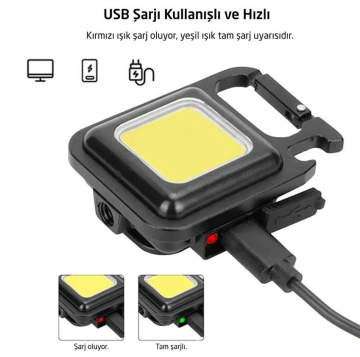 RoxOutdoor Şarjlı 350 LMS Led Fener