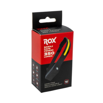 Rox Şarjlı Kafa Feneri 350 Lümen