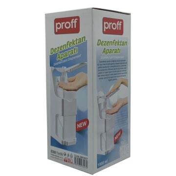Proff Plastik Dirsek Temaslı Dezenfektan Dispenseri 1000 ml