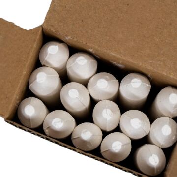 Tozsuz Beyaz Yuvarlak Tebeşir (15'li)