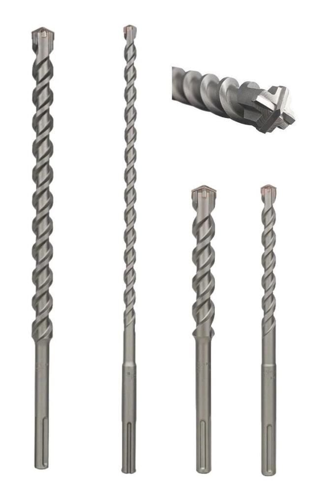 BOSCH SDS Max-4 Kırıcı Deliciler için Beton Matkap Ucu (Ölçü Seçiniz)