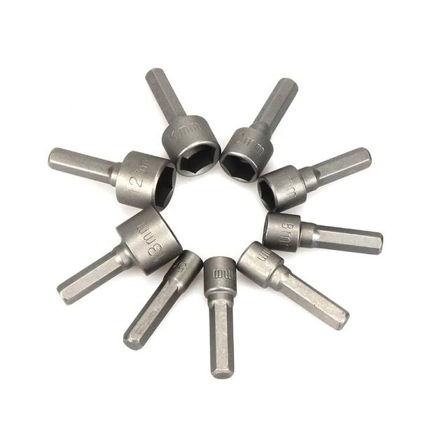 5537 Bits Saplı Lokmalı Somun Adaptör Seti 9 Parça