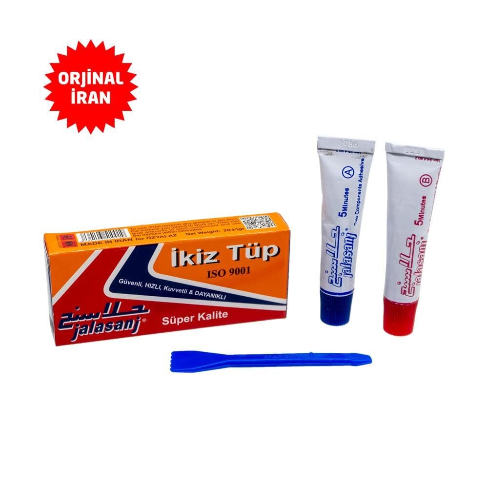 6313 Jalasanj İkiz Tüp Orjinal Epoksi İran Yapıştırıcı 20 gr
