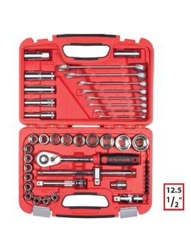 CETA 1/2'' Altı Köşe Çantalı Lokma Takımı 49 Parça